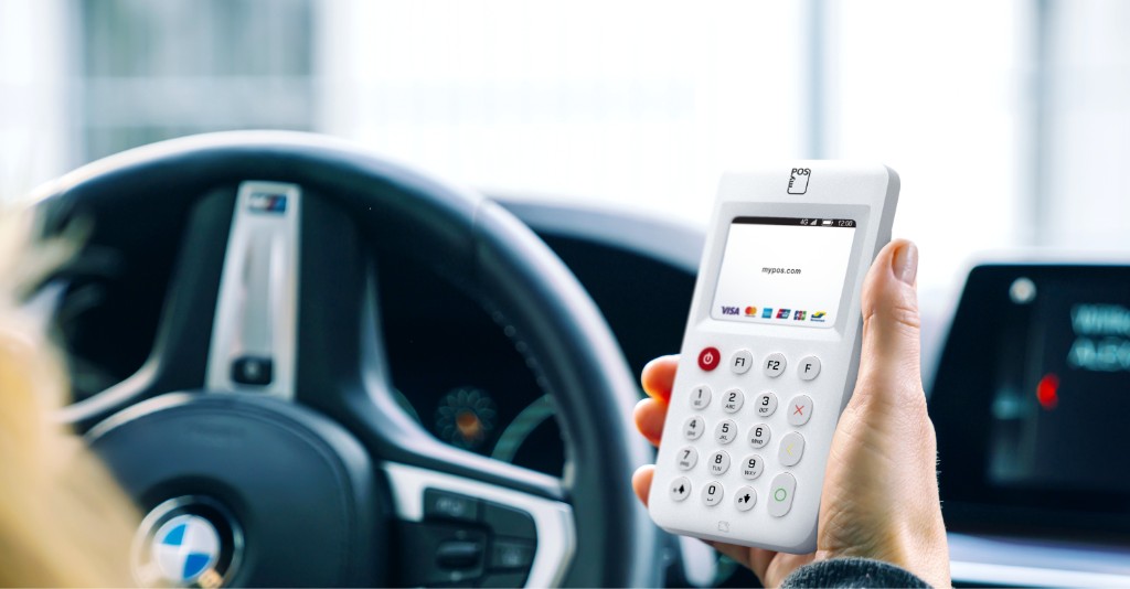 myPOS Go: Kartenzahlung im Taxi