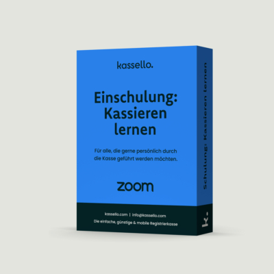 Kassieren lernen - Einschulung